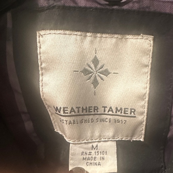 Weather Tamer-Black Utility Jacket with Hood - Picture 2 of 6